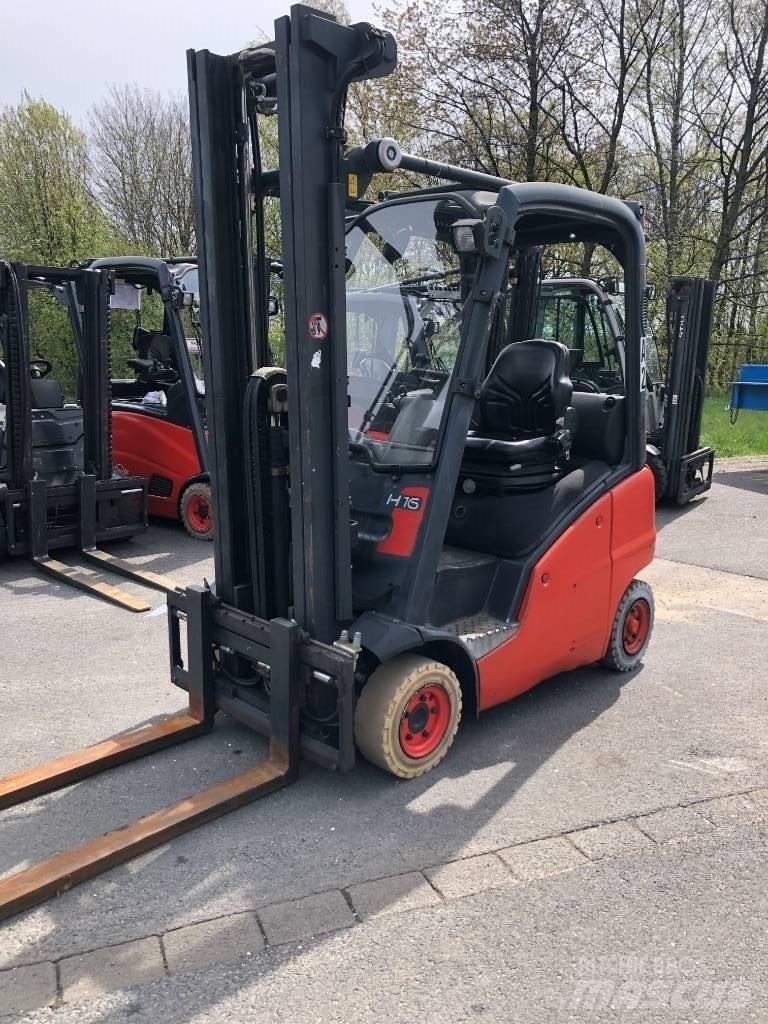 Linde H 16 T -01 天然气叉车