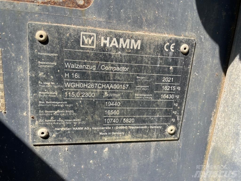 Hamm H 16 i 土壤压实机