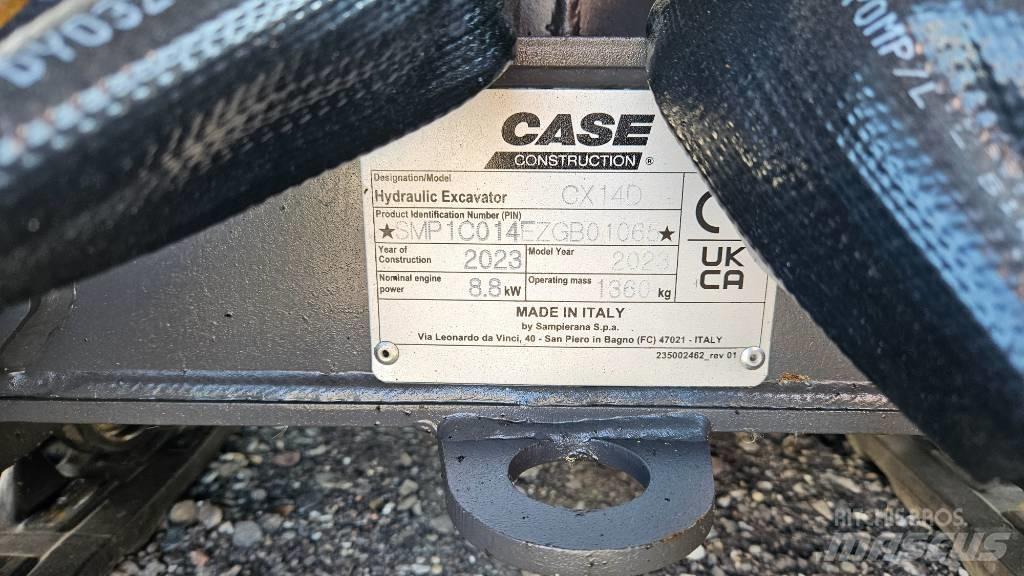 CASE CX14D 小型挖掘机