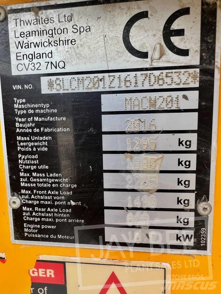 Thwaites 1 ton 翻斗车\公路型自卸车