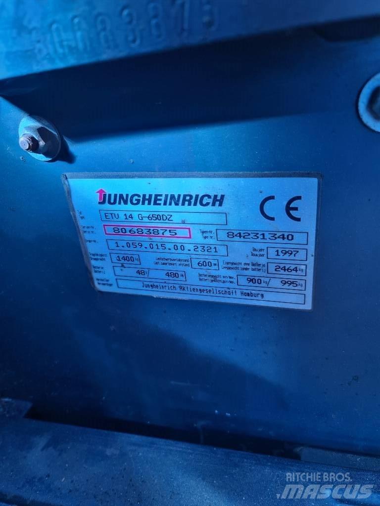 Jungheinrich ETV 14 前移式叉车