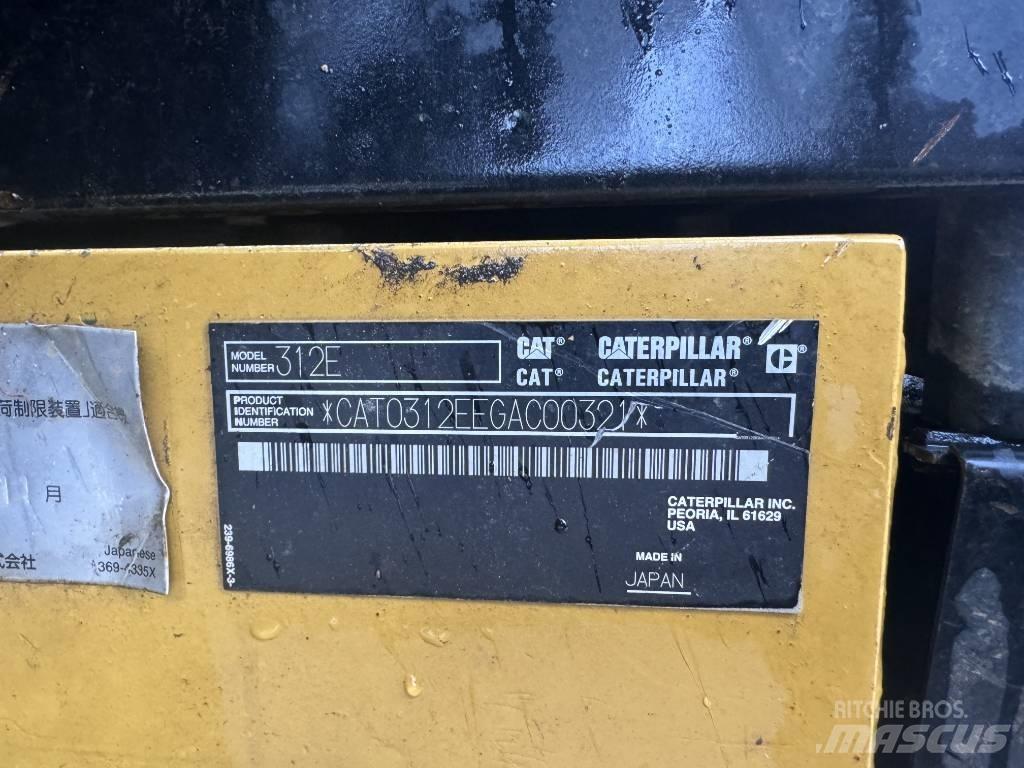 CAT 312E 履带挖掘机