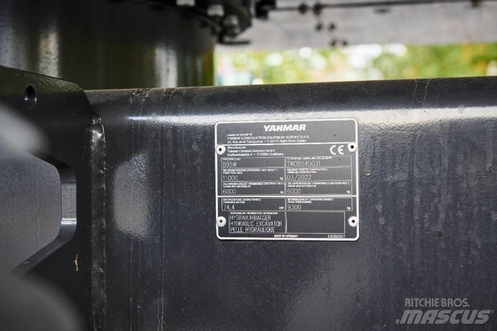 Yanmar B95W 轮式挖掘机