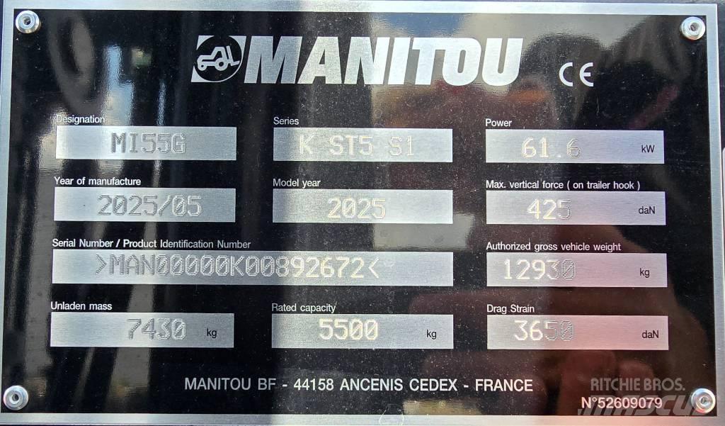 Manitou MI 55 G 天然气叉车