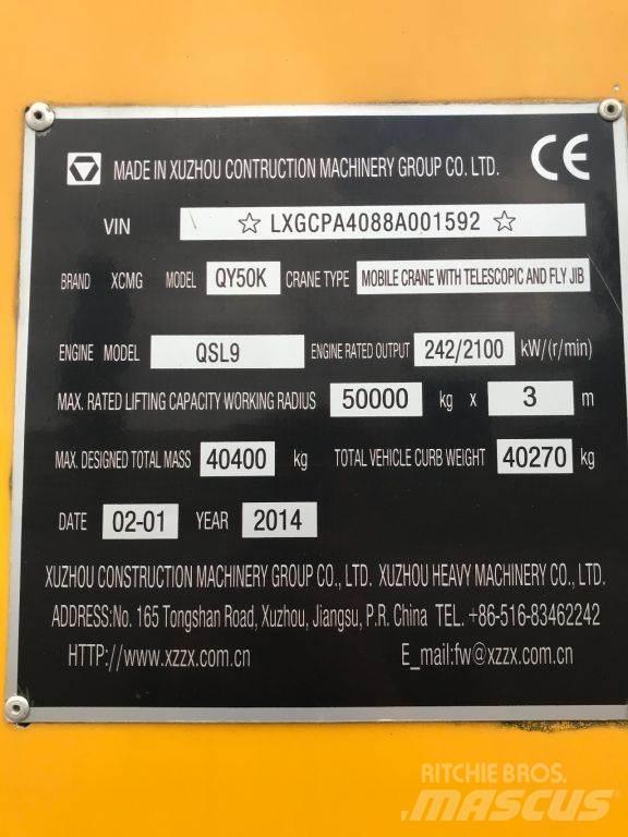 XCMG QY50K UNUSED 全地面起重机︳移动式起重机