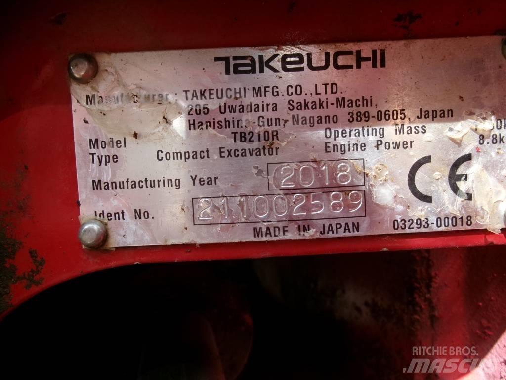 Takeuchi TB 210 R 小型挖掘机