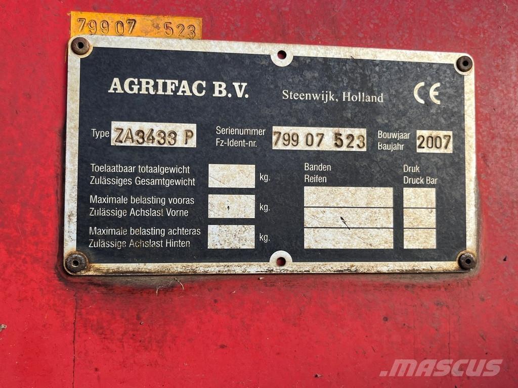 Agrifac ZA3433 其他根茎作物收获机械