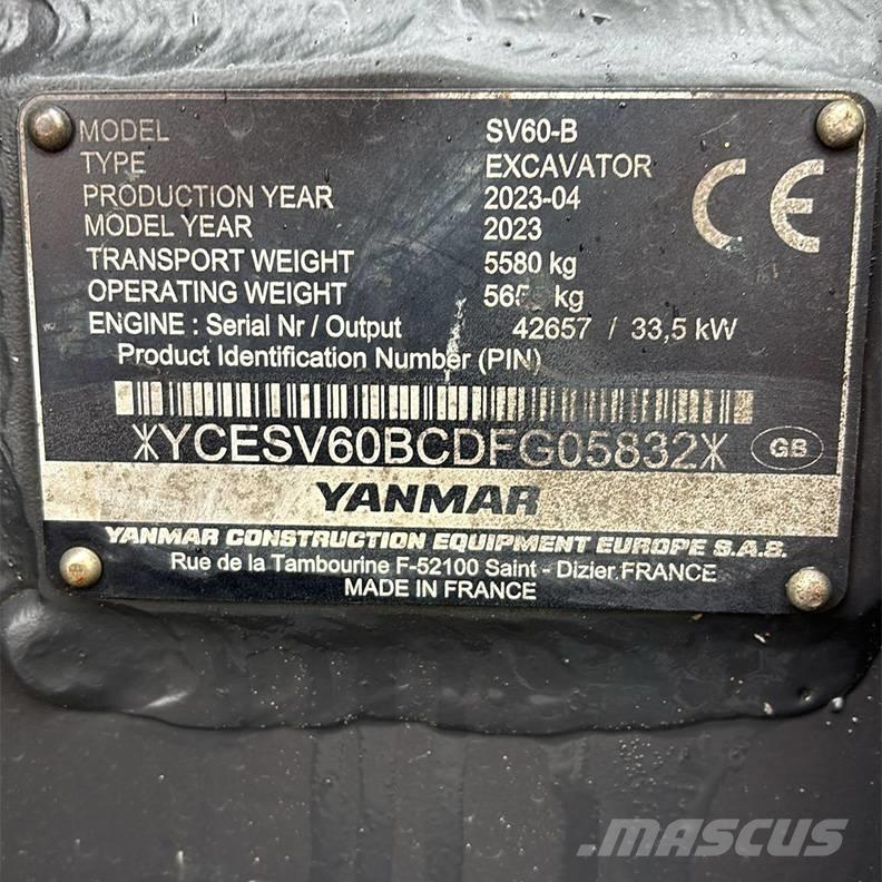Yanmar SV60-B 小型挖掘机