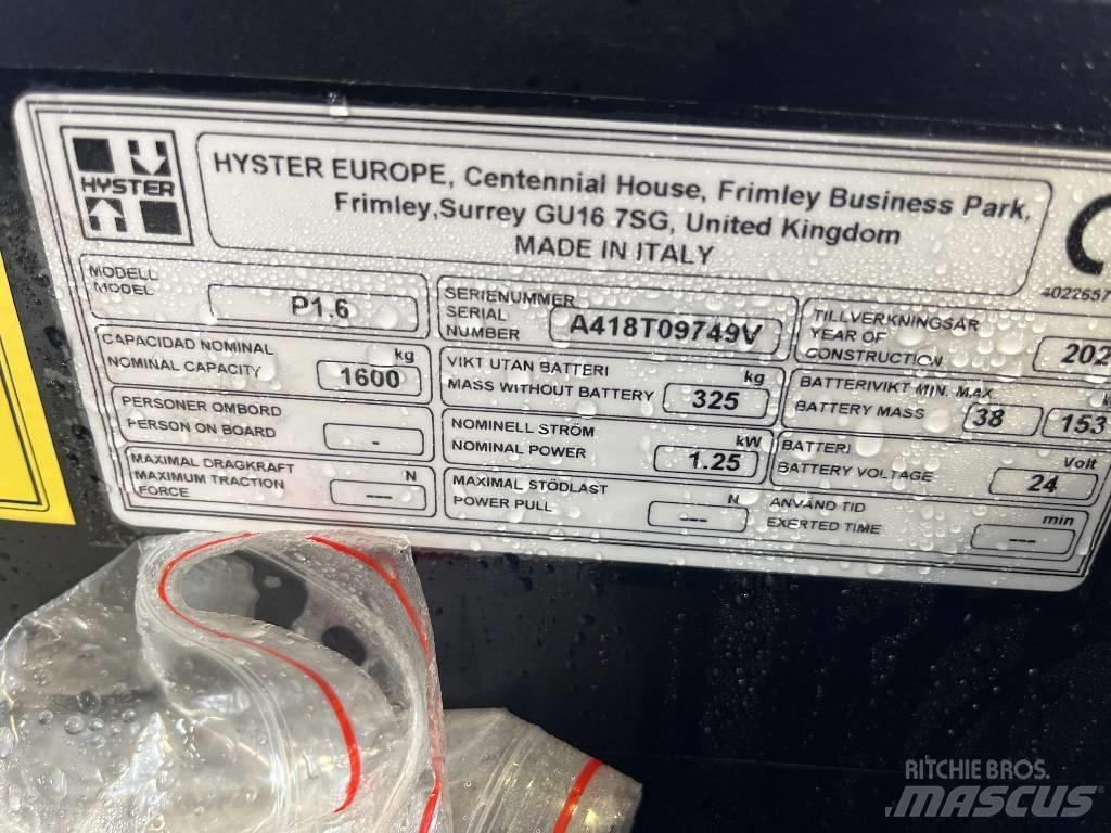 Hyster P 1.6 手摇升降机