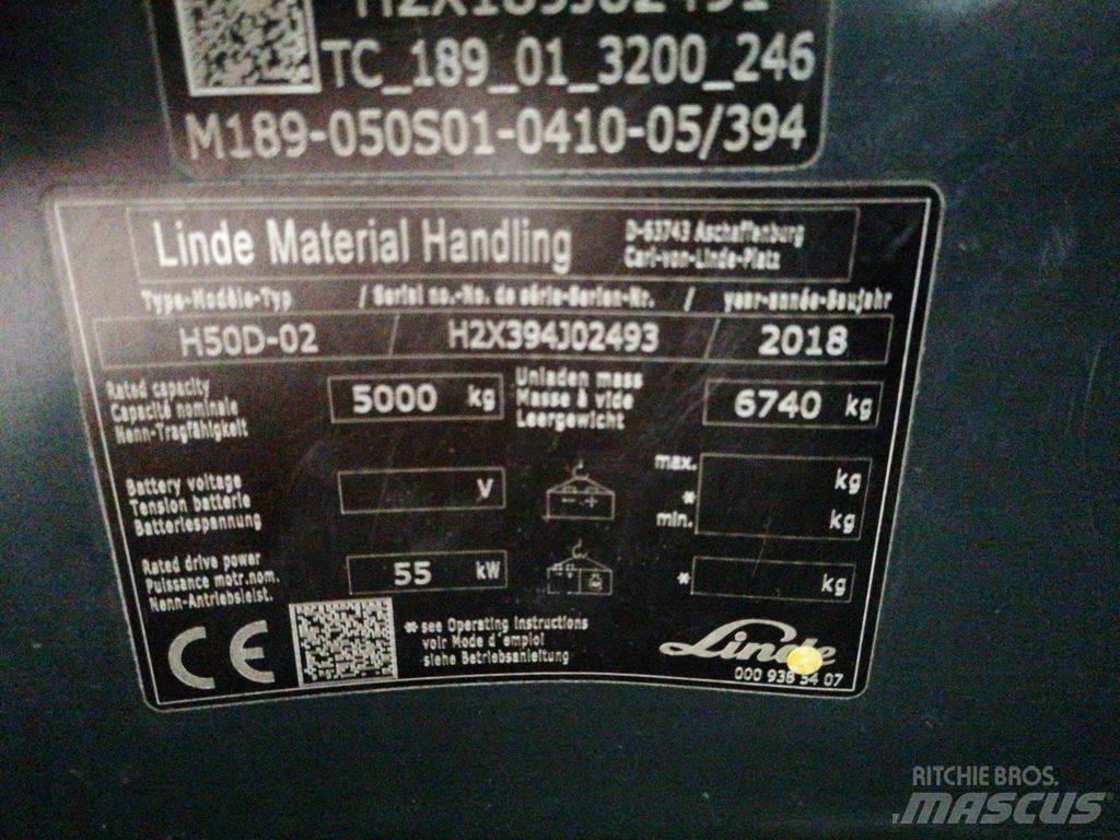 Linde H50D-02 柴油叉车