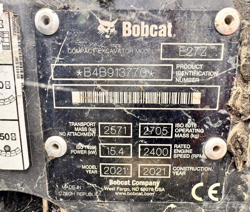 Bobcat E 27z 小型挖掘机