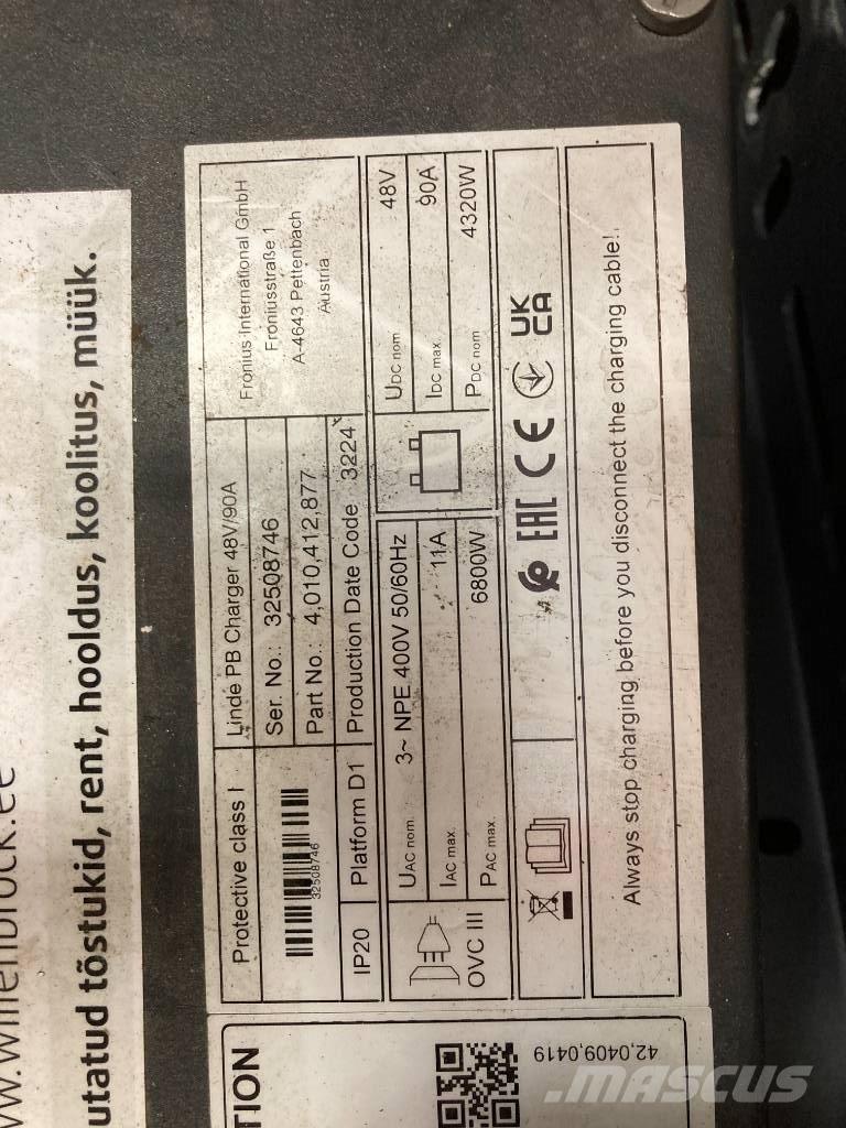 Linde R 14 前移式叉车