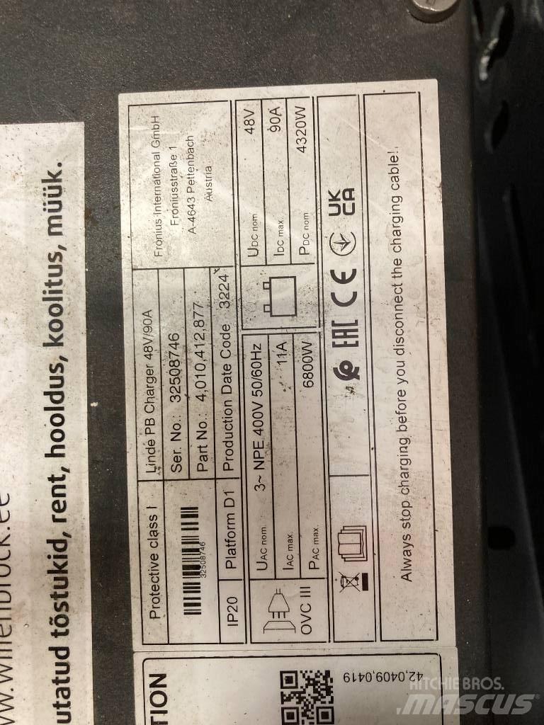 Linde R14/1120 前移式叉车
