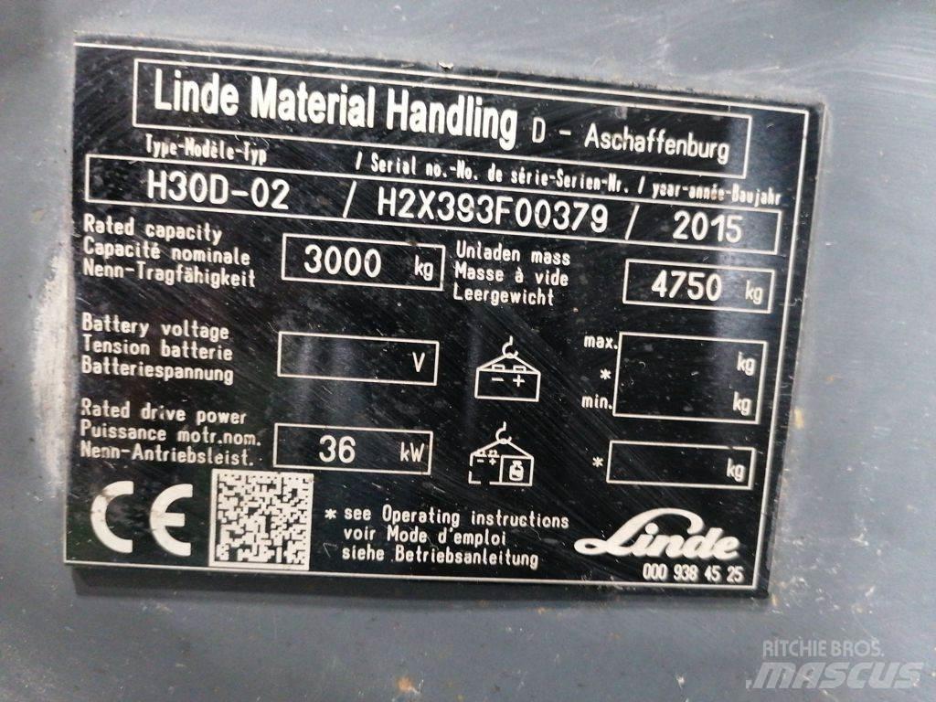 Linde H30D-02 柴油叉车
