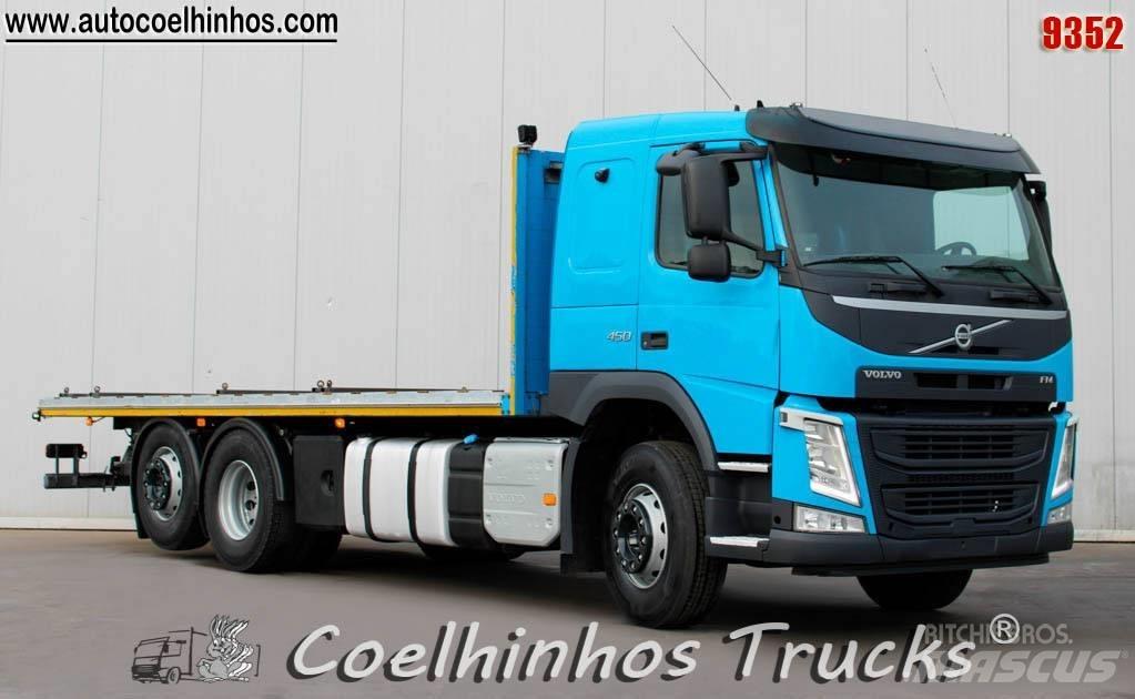 Volvo FM 450 平板栏板货车