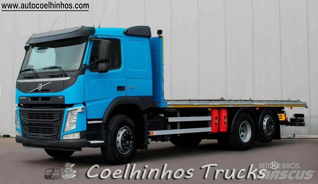 Volvo FM 450 平板栏板货车