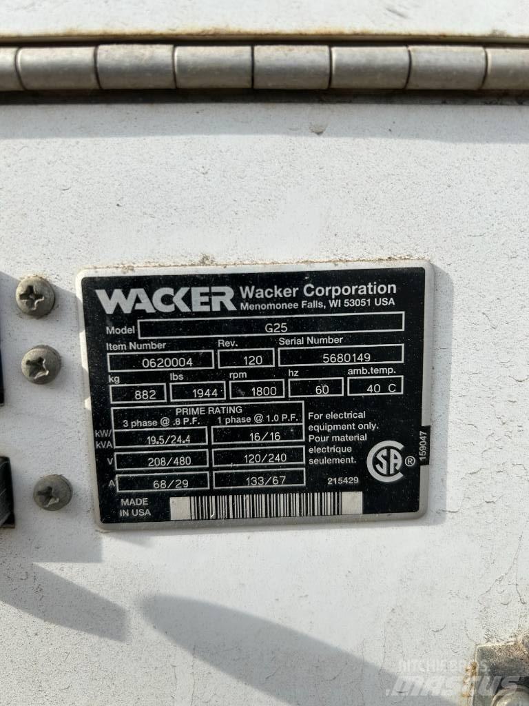 Wacker Neuson G 25 柴油发电机