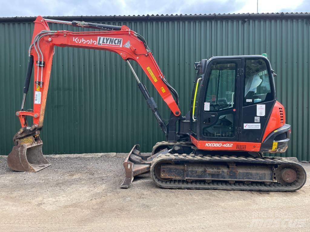 Kubota KX 080-4 中型挖掘机