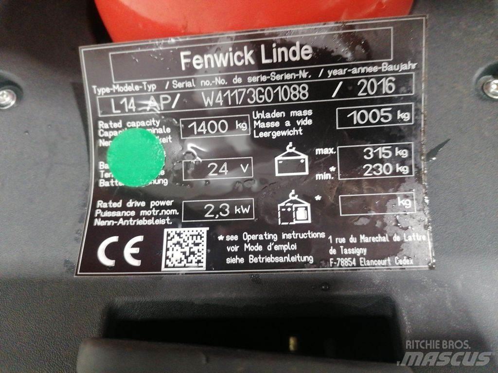 Linde L14AP 手推堆垛车
