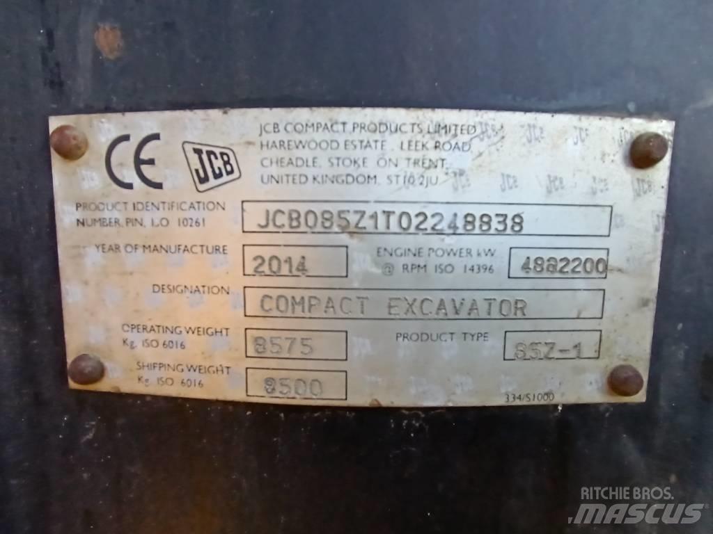 JCB 85 Z-1 中型挖掘机