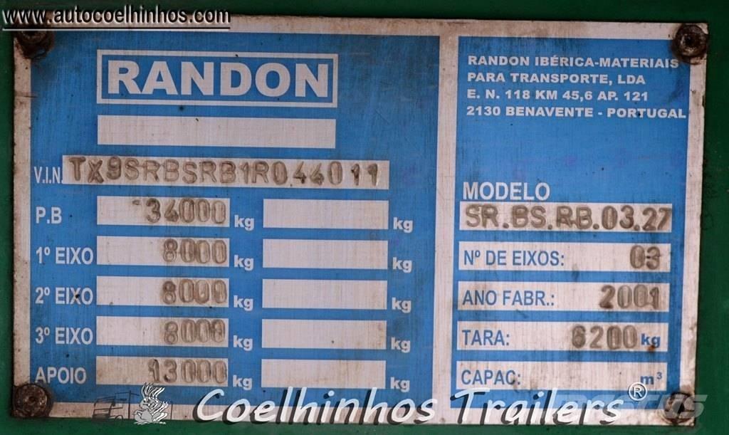  Randon SR.BS.RB0327 平板半挂车\侧翻自卸半挂车