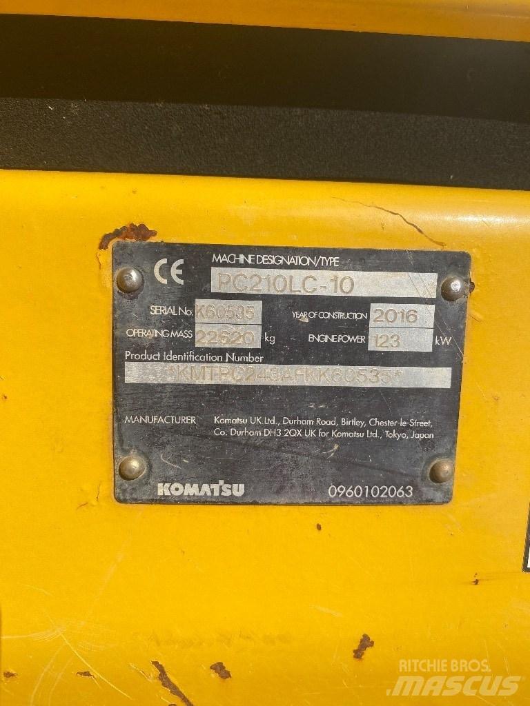 Komatsu PC 210 LC-10 履带挖掘机