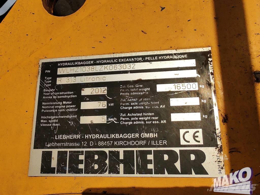 Liebherr R 313 履带挖掘机