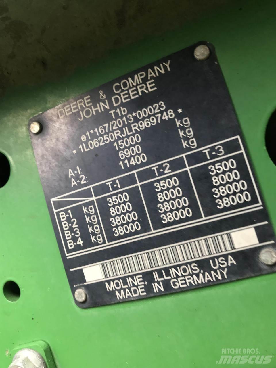 John Deere 6250R 拖拉机/农用车
