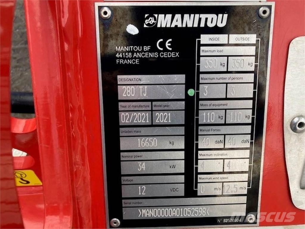 Manitou 280TJ 曲臂高空工作平台