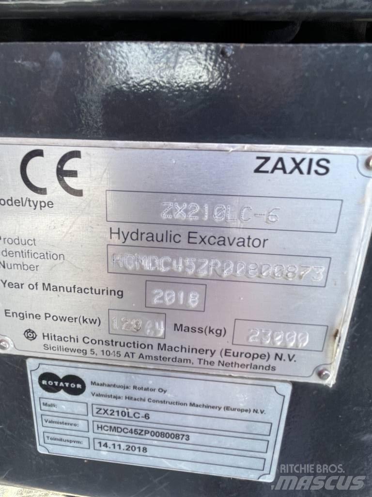 Hitachi ZX210LC-6 履带挖掘机