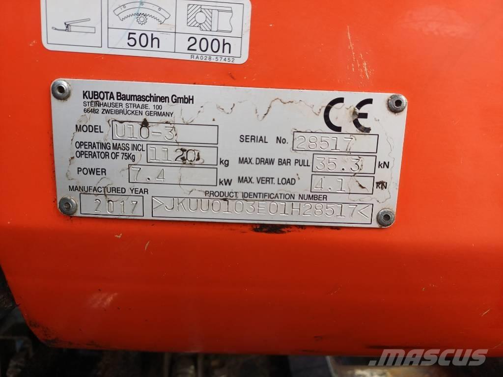 Kubota U 10-3 G 小型挖掘机