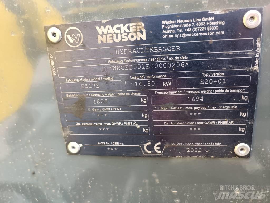 Wacker Neuson EZ17e 履带挖掘机