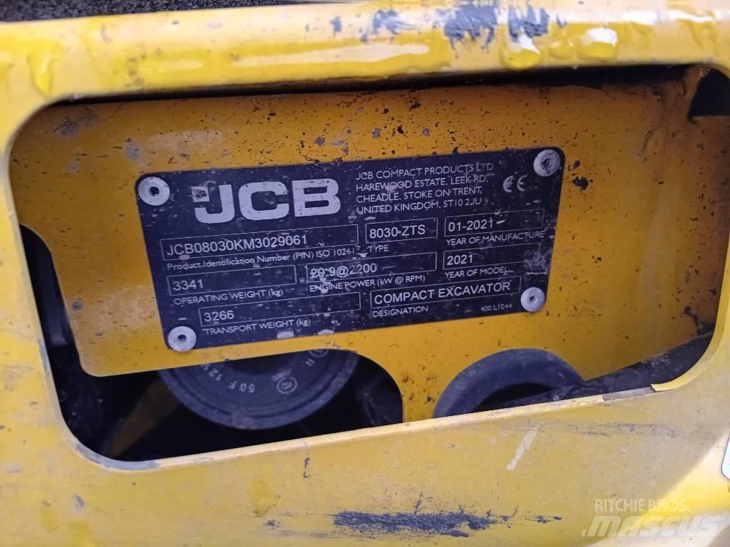 JCB 8030 ZTS 小型挖掘机