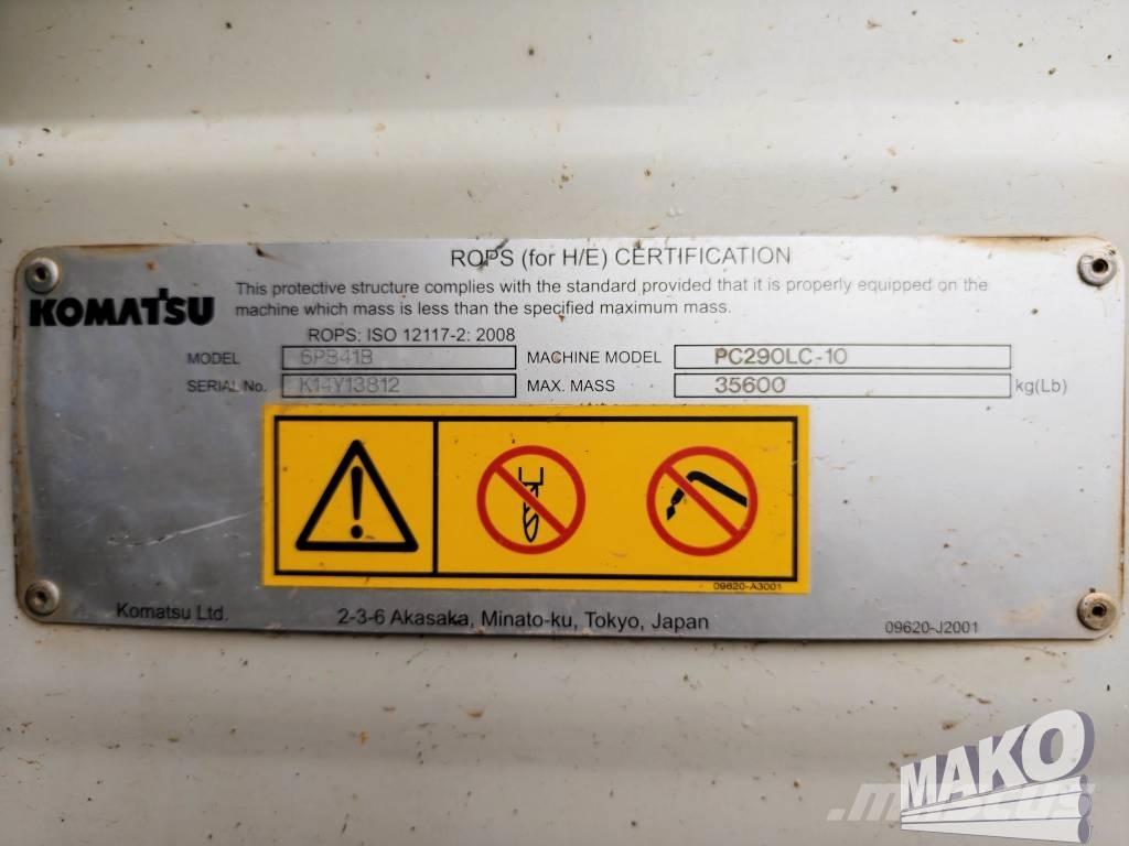 Komatsu PC 290 LC-10 履带挖掘机