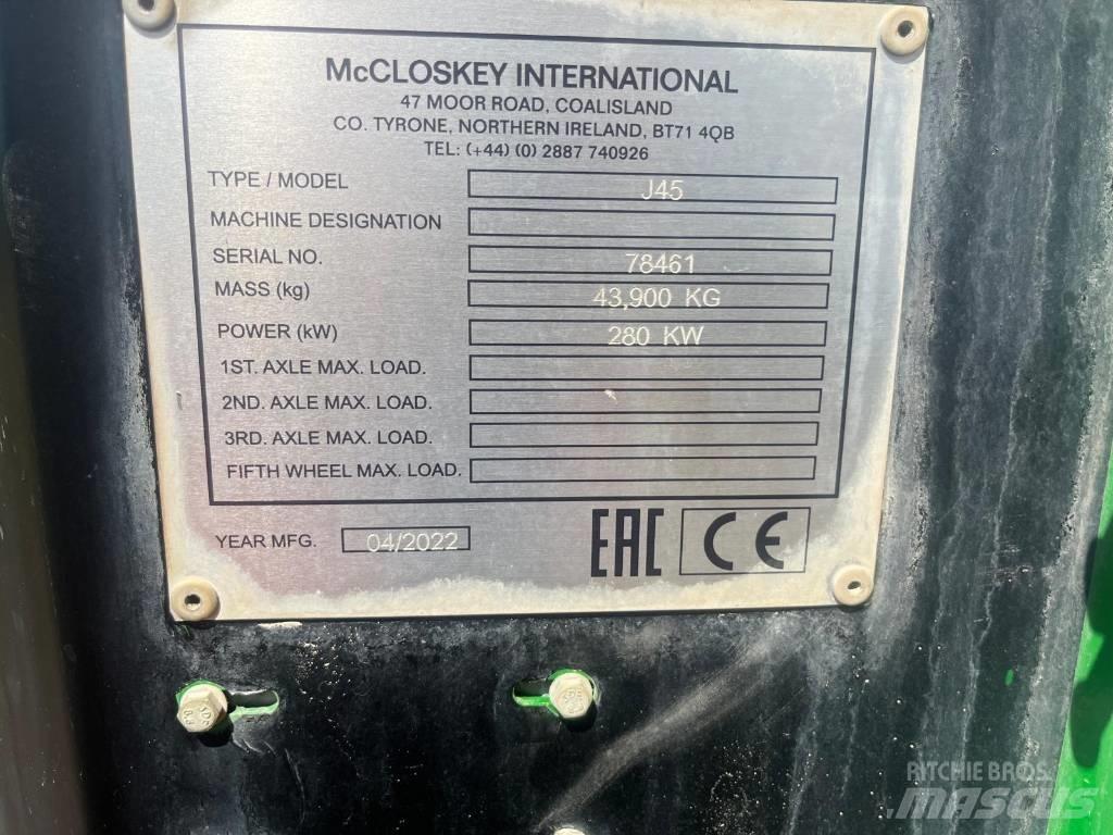 McCloskey J45 移动式破碎机