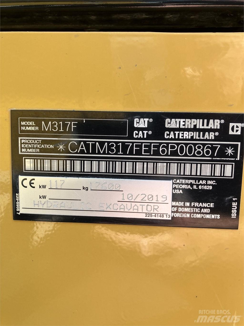 CAT 317 F 轮式挖掘机
