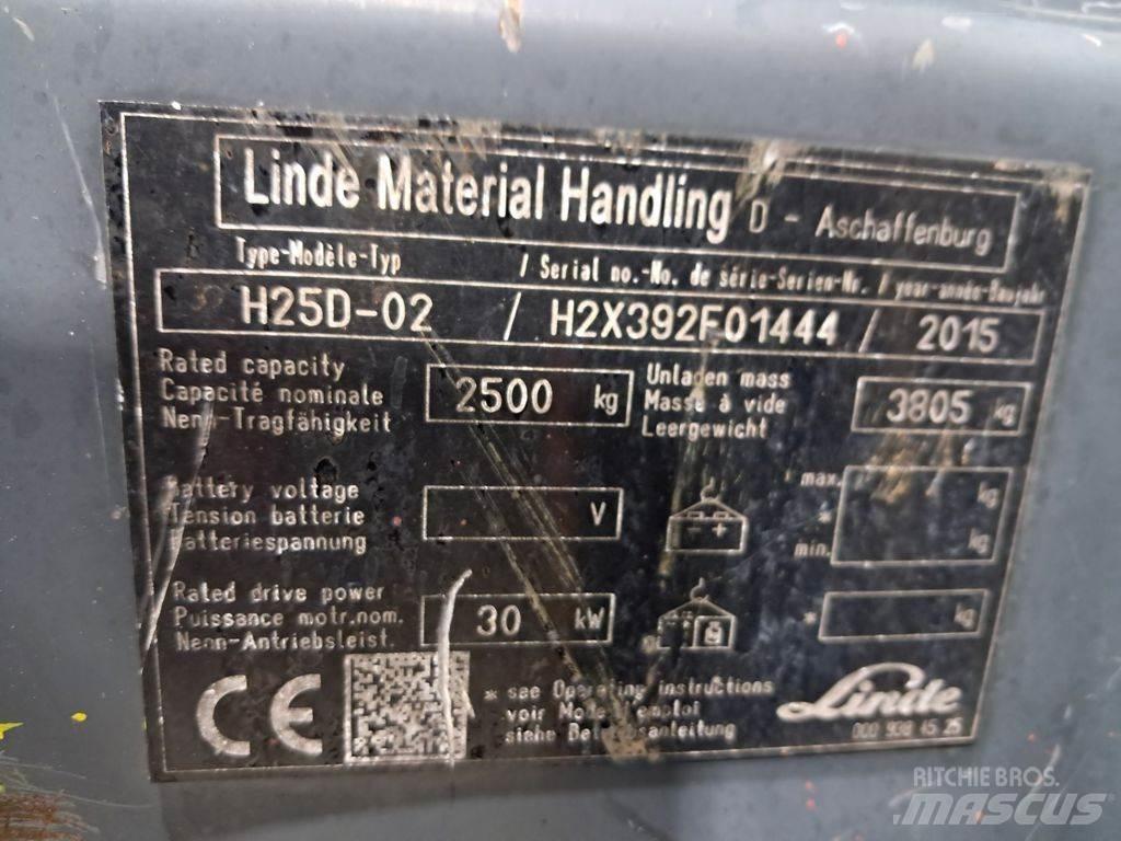 Linde H25D-02 柴油叉车