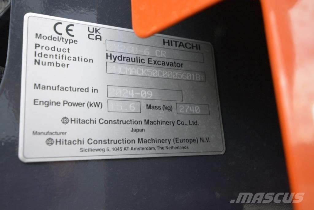 Hitachi ZX 26 U-6 小型挖掘机