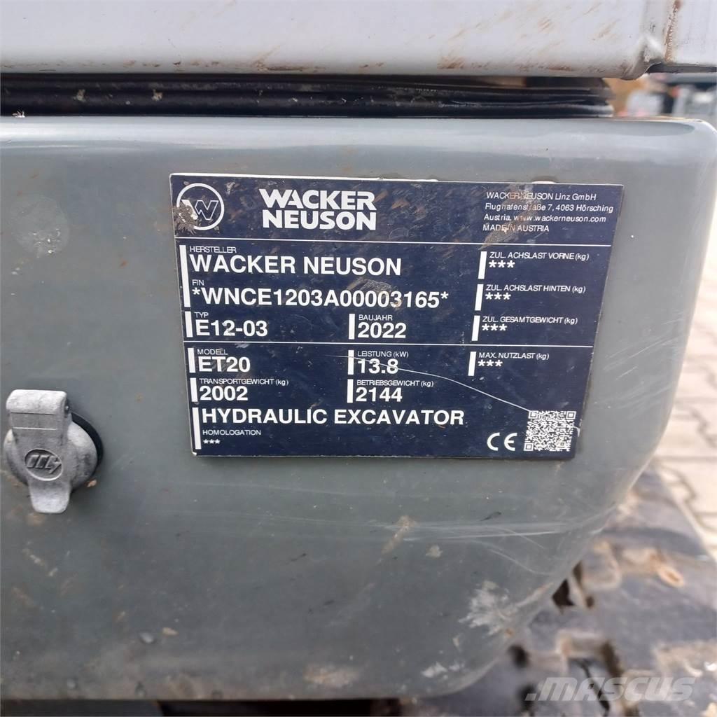 Wacker Neuson ET20 履带挖掘机
