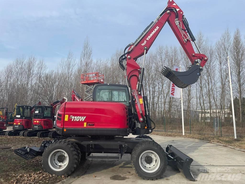 Yanmar B110W 轮式挖掘机