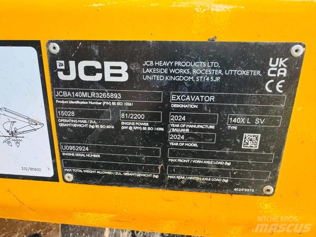 JCB 140 X 履带挖掘机