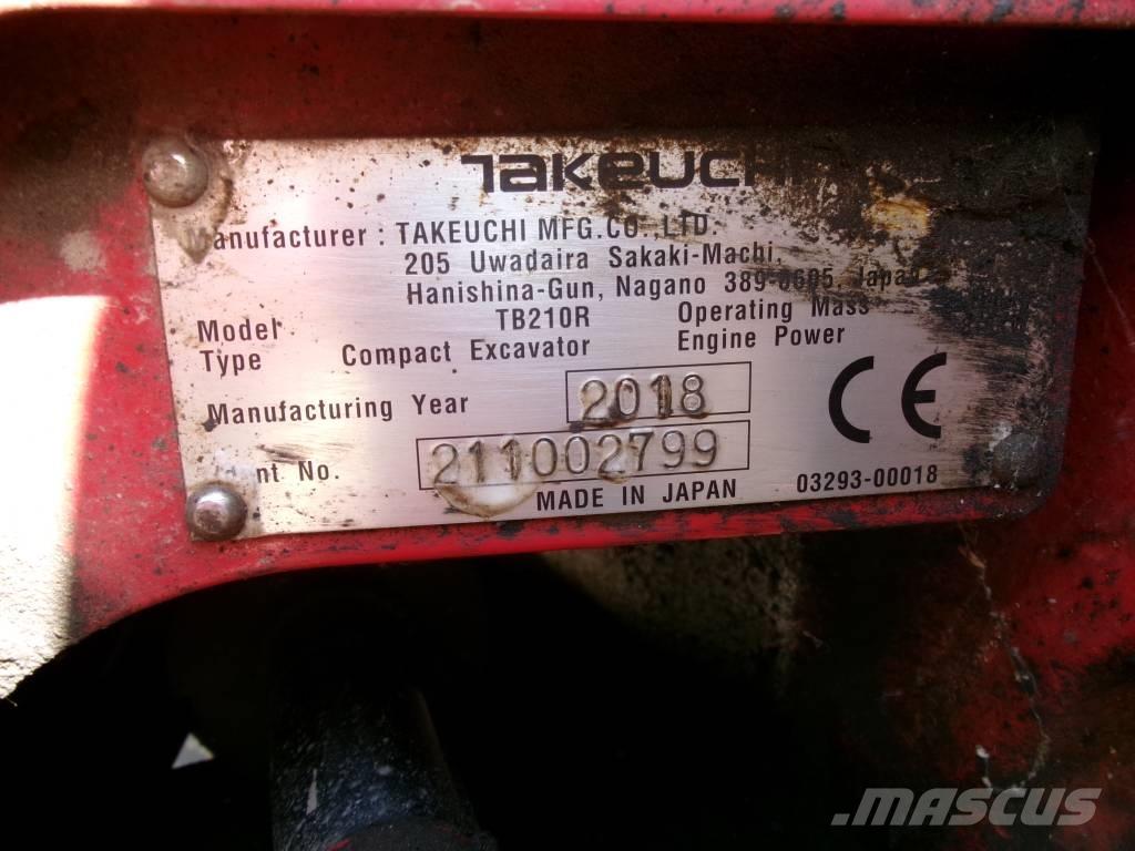 Takeuchi TB 210 R 小型挖掘机