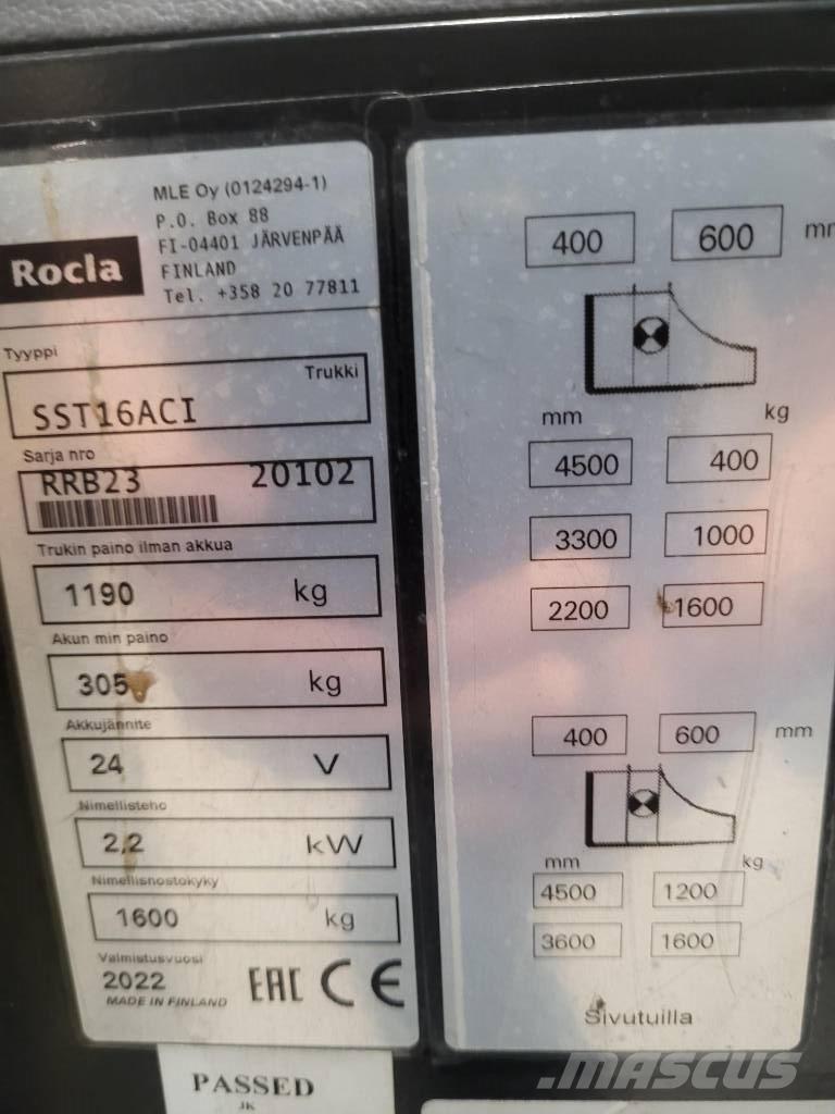 Rocla SST 16 ACI 行走式堆垛机