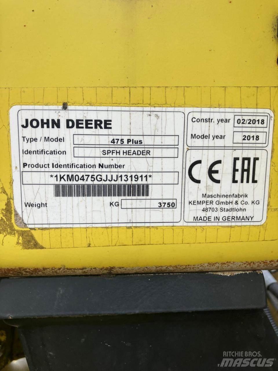 John Deere 8500 自走式青贮饲料收割机