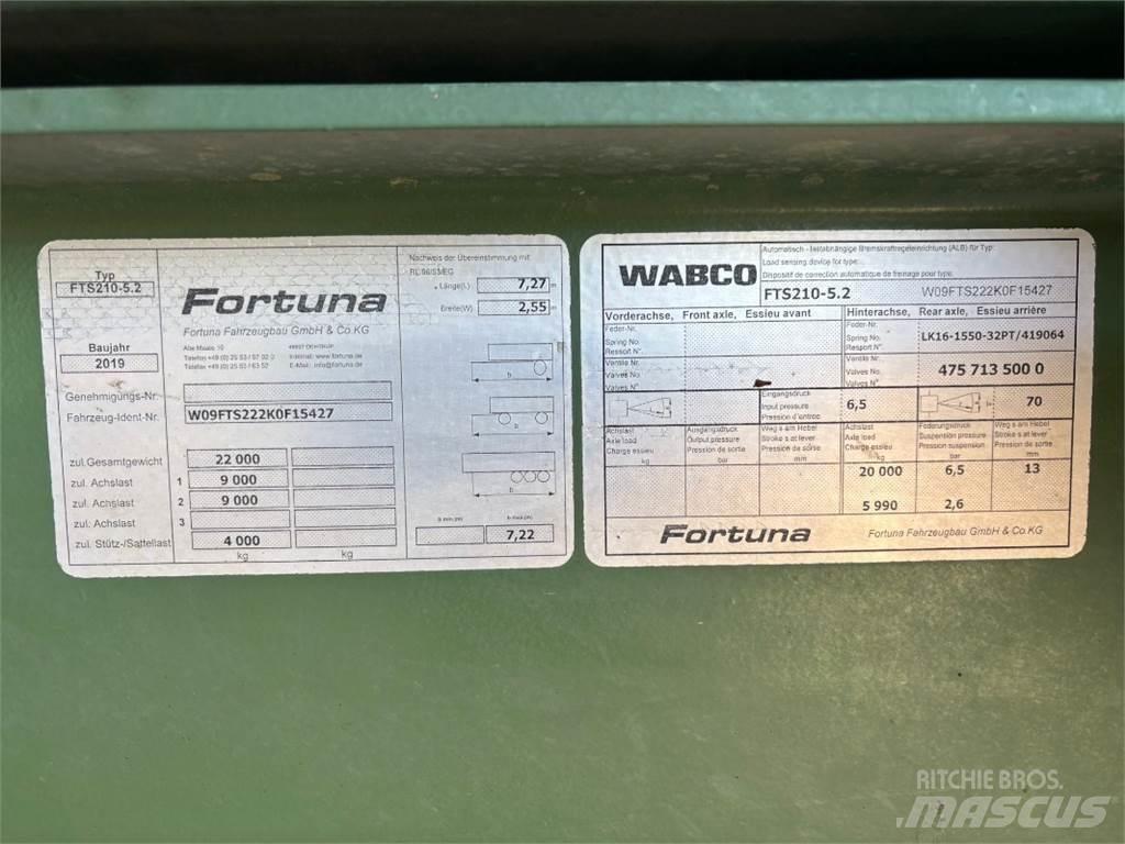 Fortuna FTS 210 高栏拖车