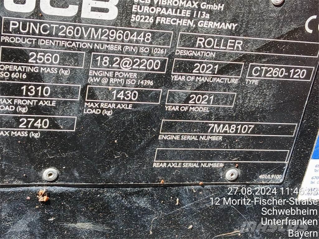 JCB CT260-120 滚筒