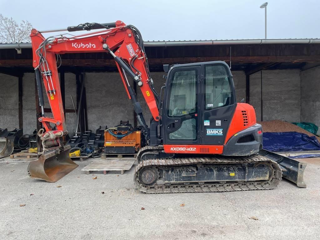 Kubota KX 080-4a2 中型挖掘机