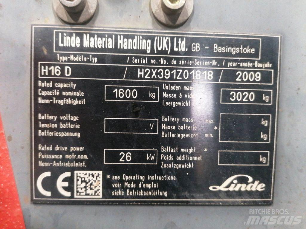 Linde H16D 柴油叉车