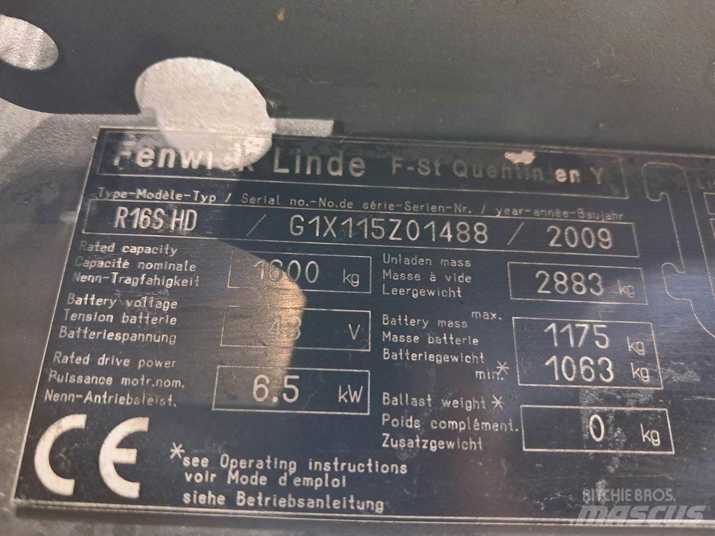 Linde R16 S HD 前移式叉车