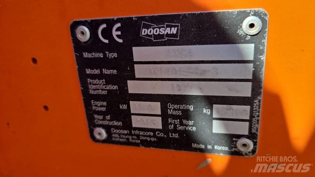 Doosan DX 140 LCR-3 履带挖掘机
